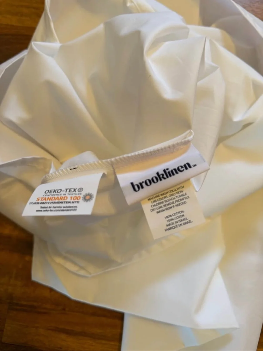 NWOT Brooklinen Cooling Cotton Percale Core Sheet Set - Queen